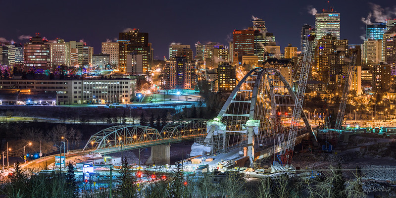 Lights in Edmonton, Alberta